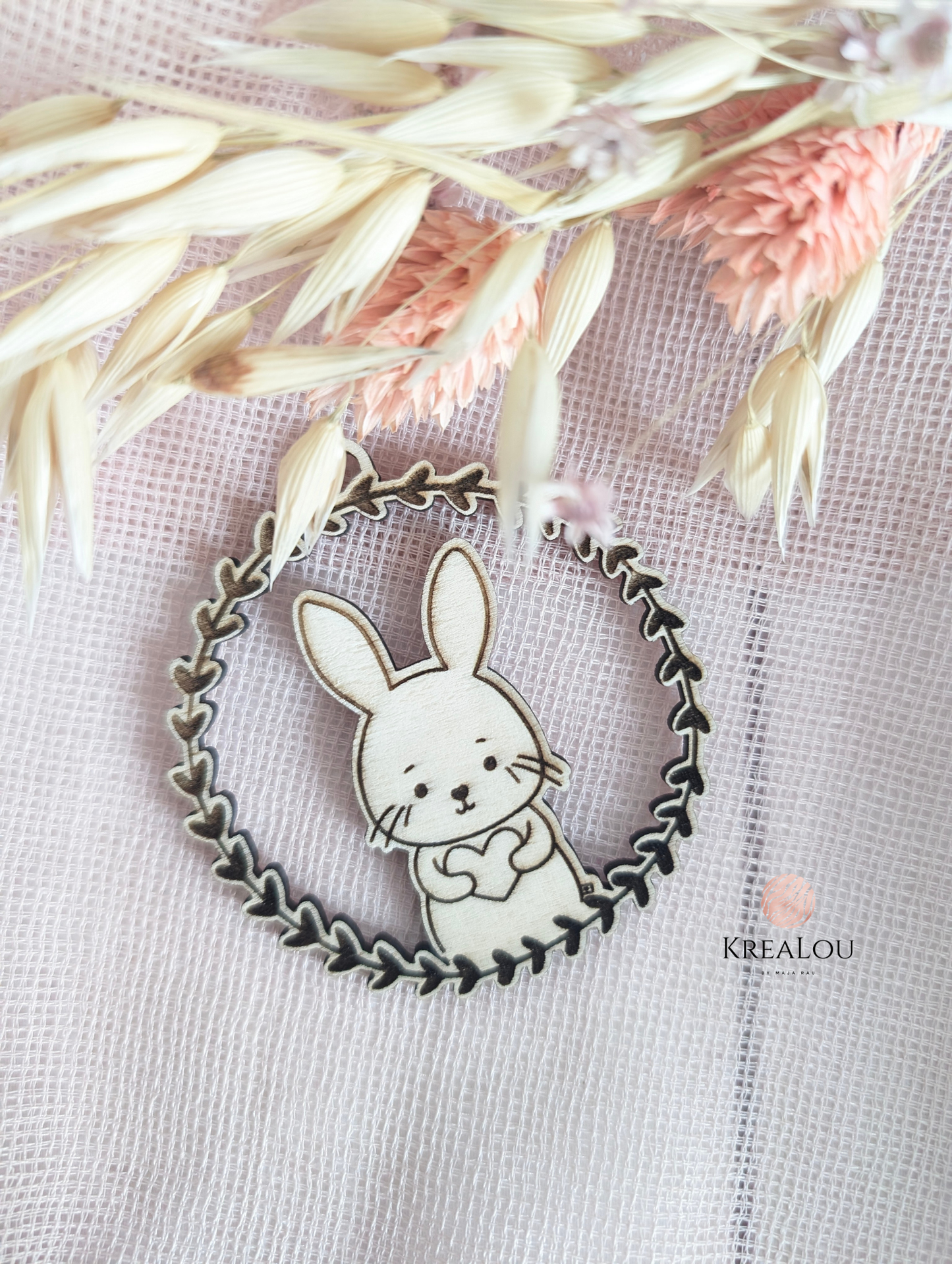 Laserdatei Osterhasenkranz | inkl. Gewerbelizenz