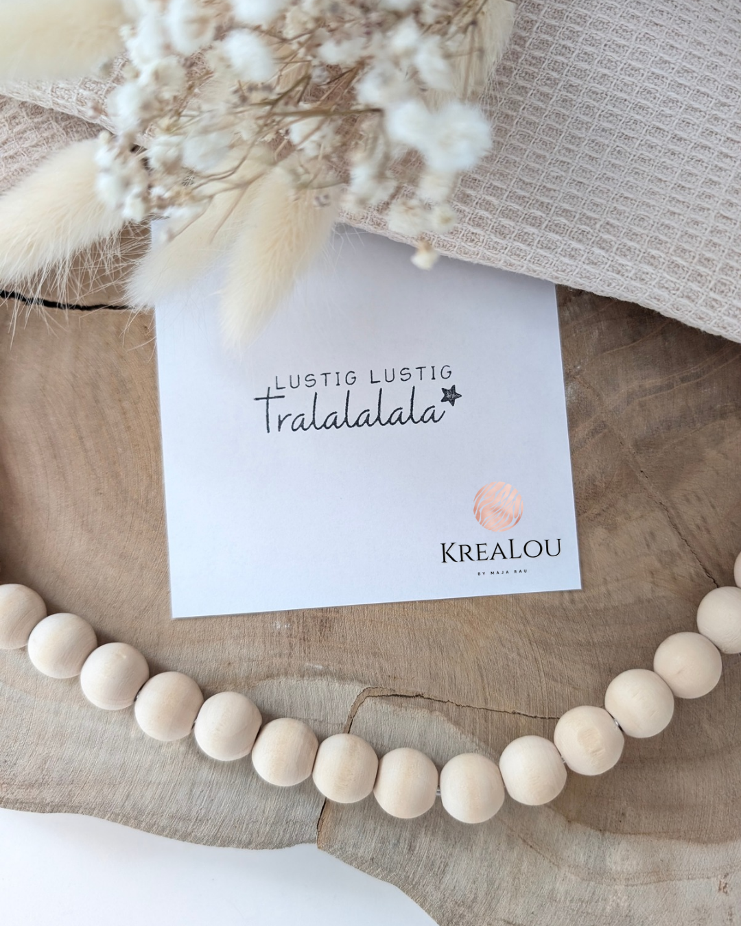 Stempel "LUSTIG LUSTIG tralalalala"