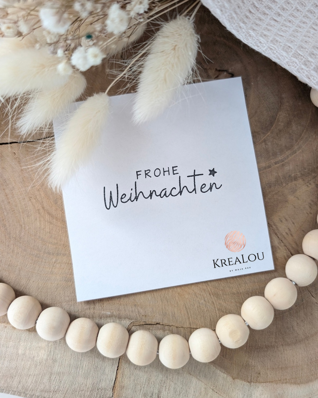 Stempel "Frohe Weihnachten"