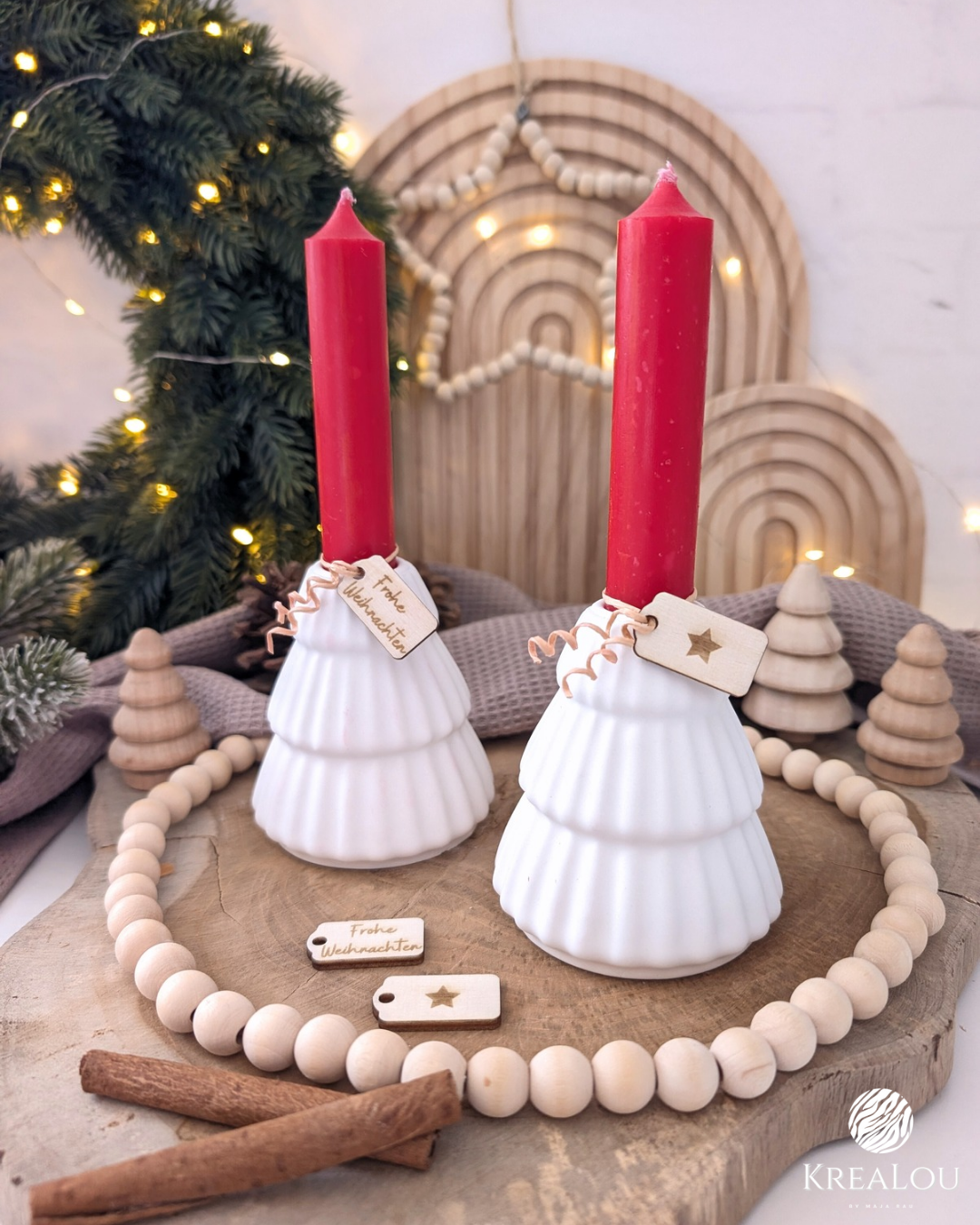 Kerzenständer „Wintertanne“