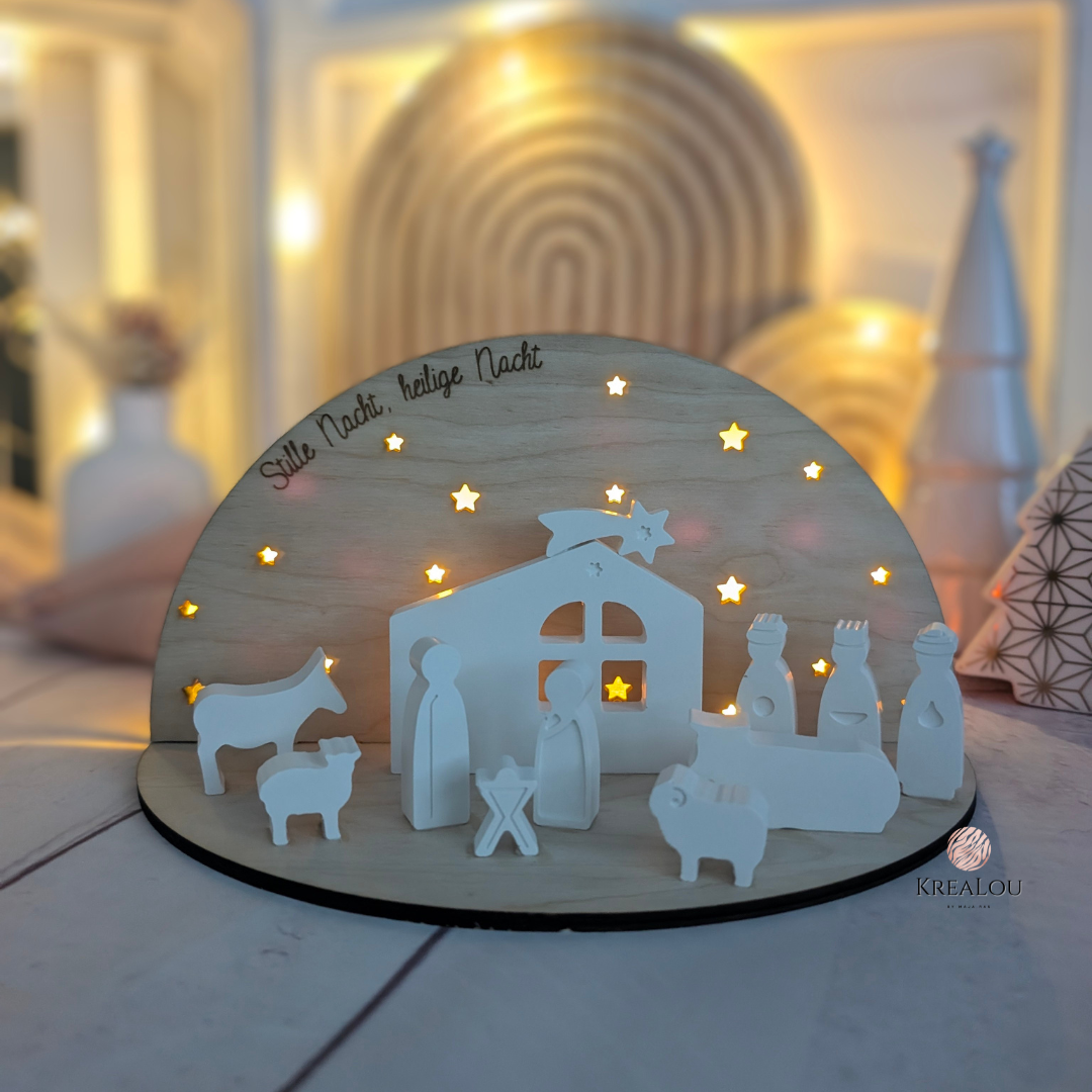 Laserdatei Krippenbogen für Mini-Krippe | inkl. Gewerbelizenz