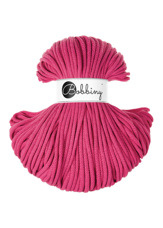 Bobbiny Premium Kordel 5mm x 100 Meter DOPAMINE PINK