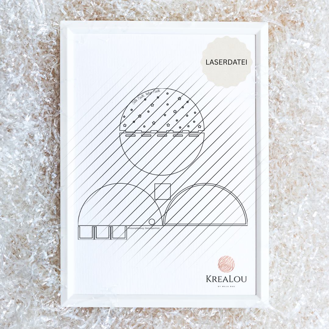 Laserdatei Krippenbogen für Mini-Krippe | inkl. Gewerbelizenz