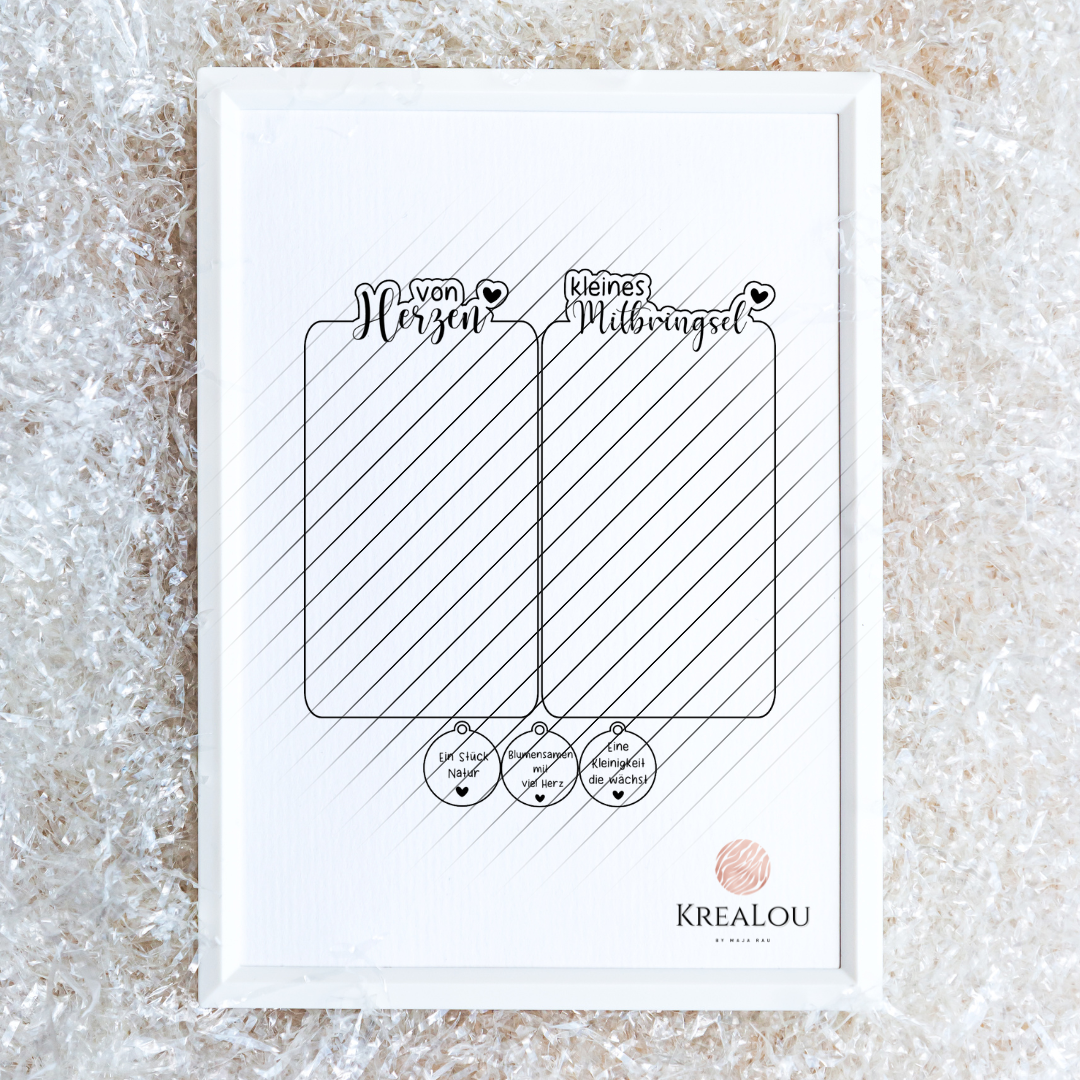 Laserdatei Samentütchen-Karten | inkl. Gewerbelizenz