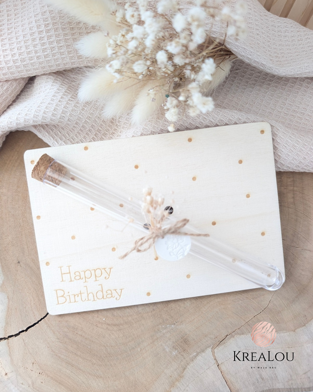 Wunscherfüller-Karte "Happy Birthday"