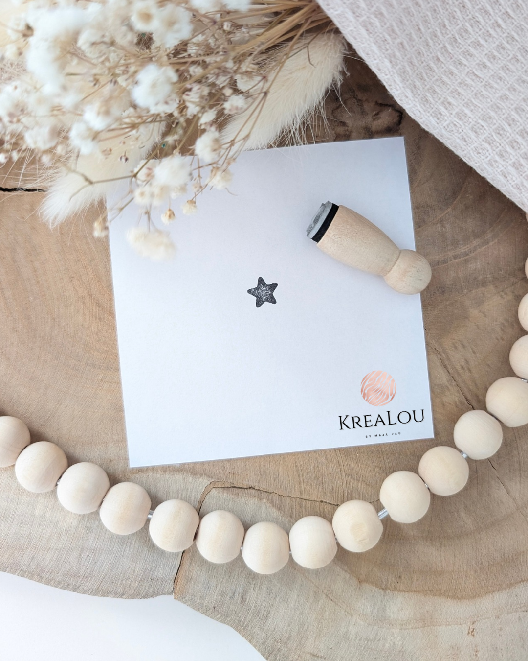 Ministempel "Stern abgerundet"