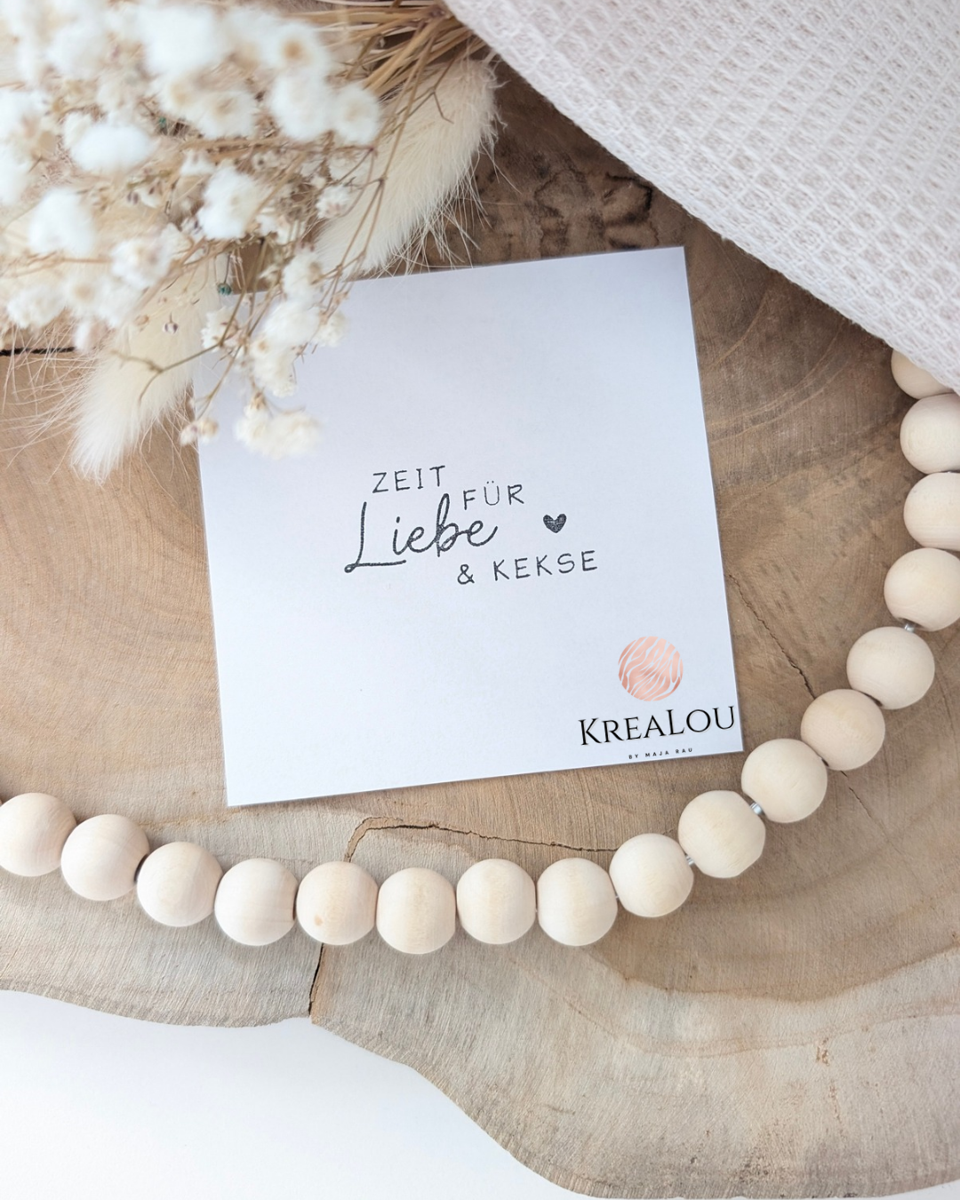 Stempel "Zeit für Liebe & Kekse"