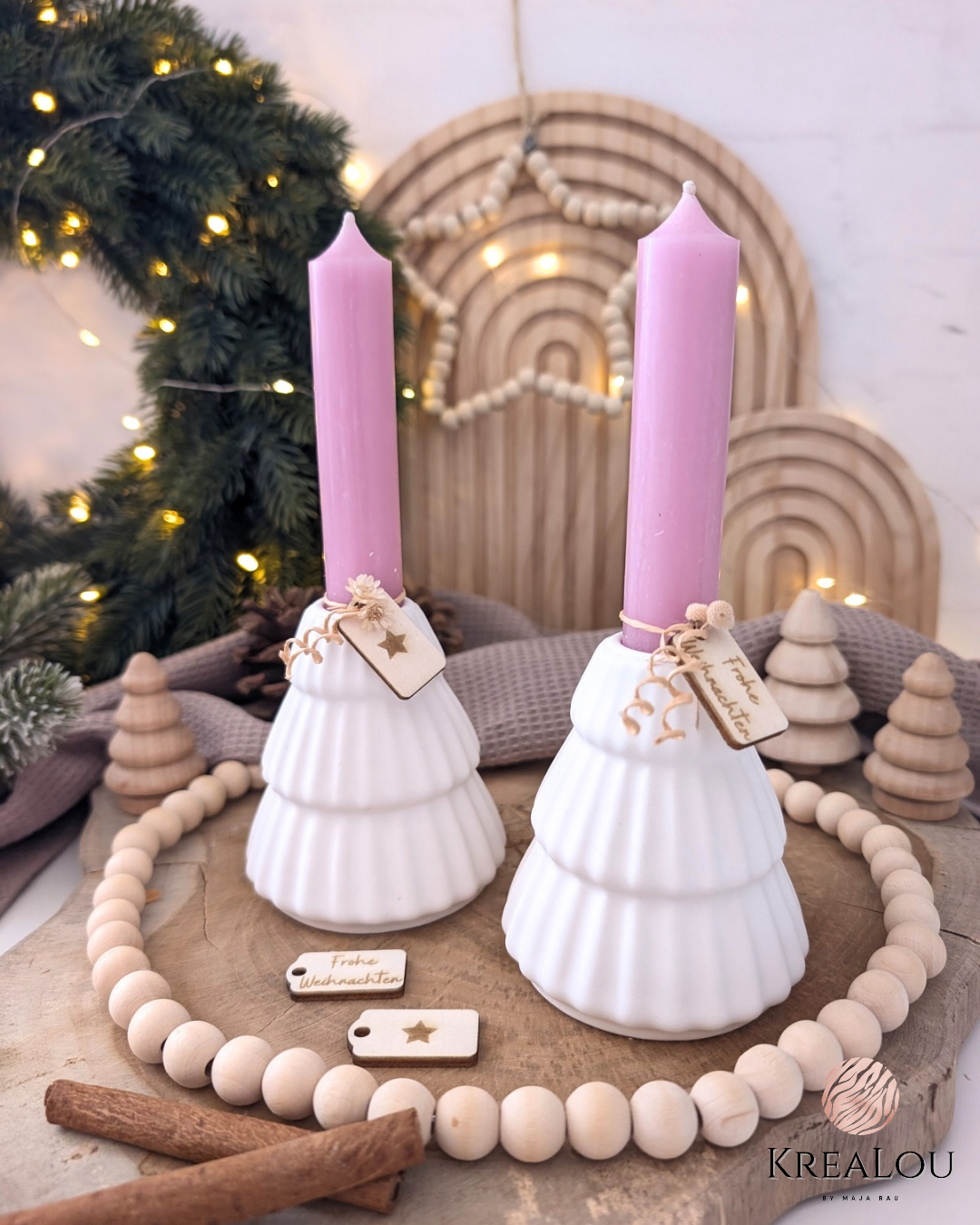 Kerzenständer „Wintertanne“