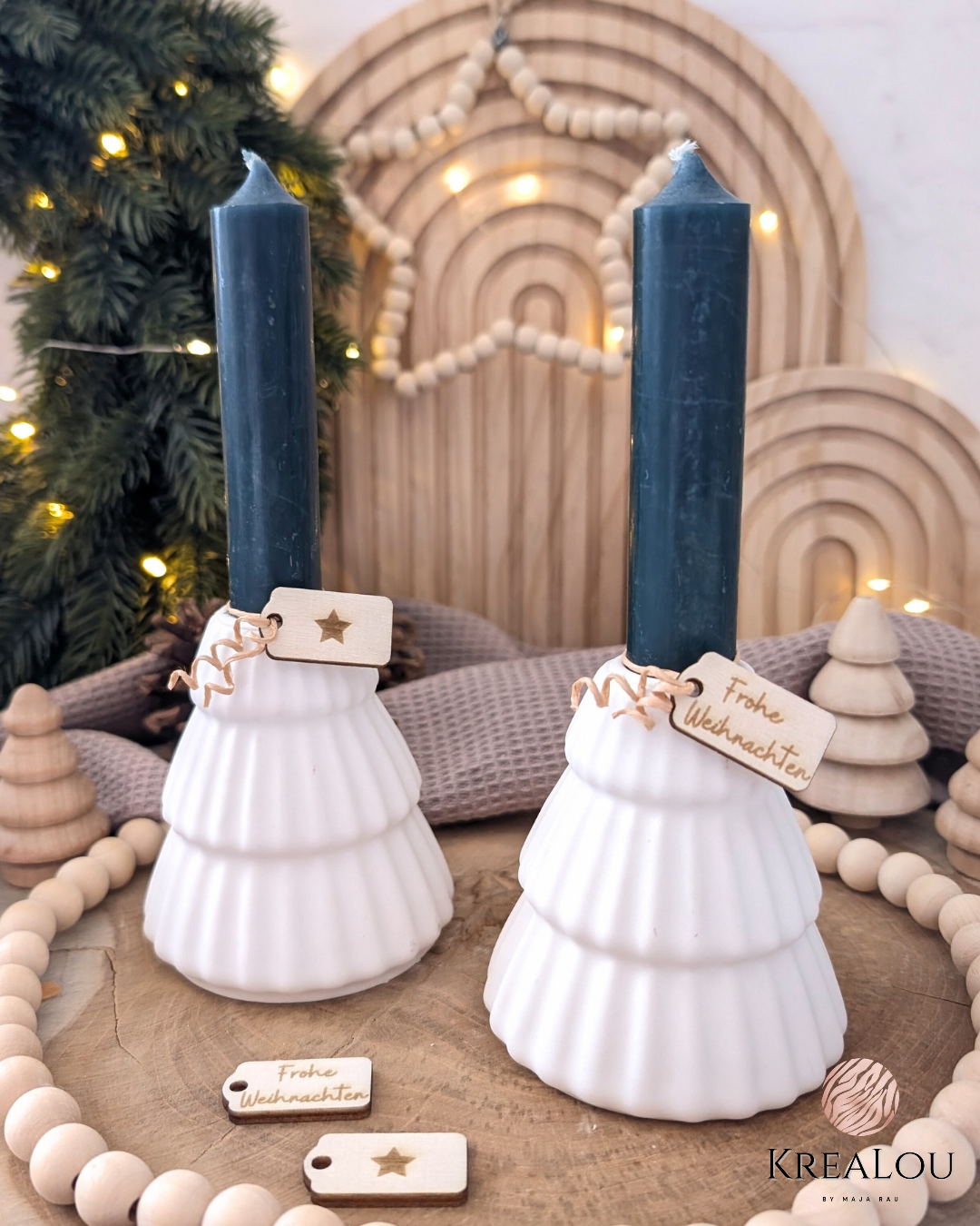 Kerzenständer „Wintertanne“