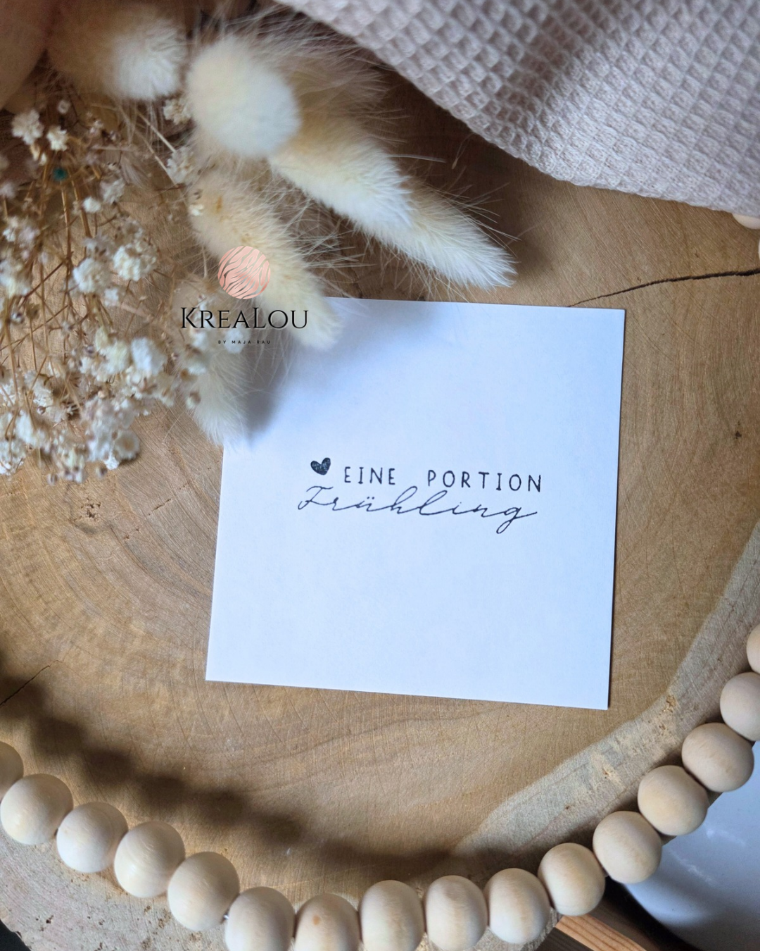 Stempel „Eine Portion Frühling“