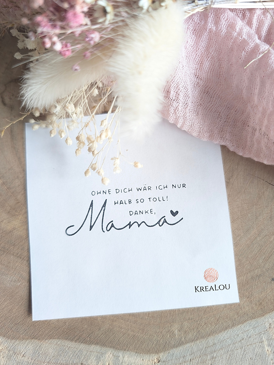 Stempel "Ohne dich wäre ich nur..."