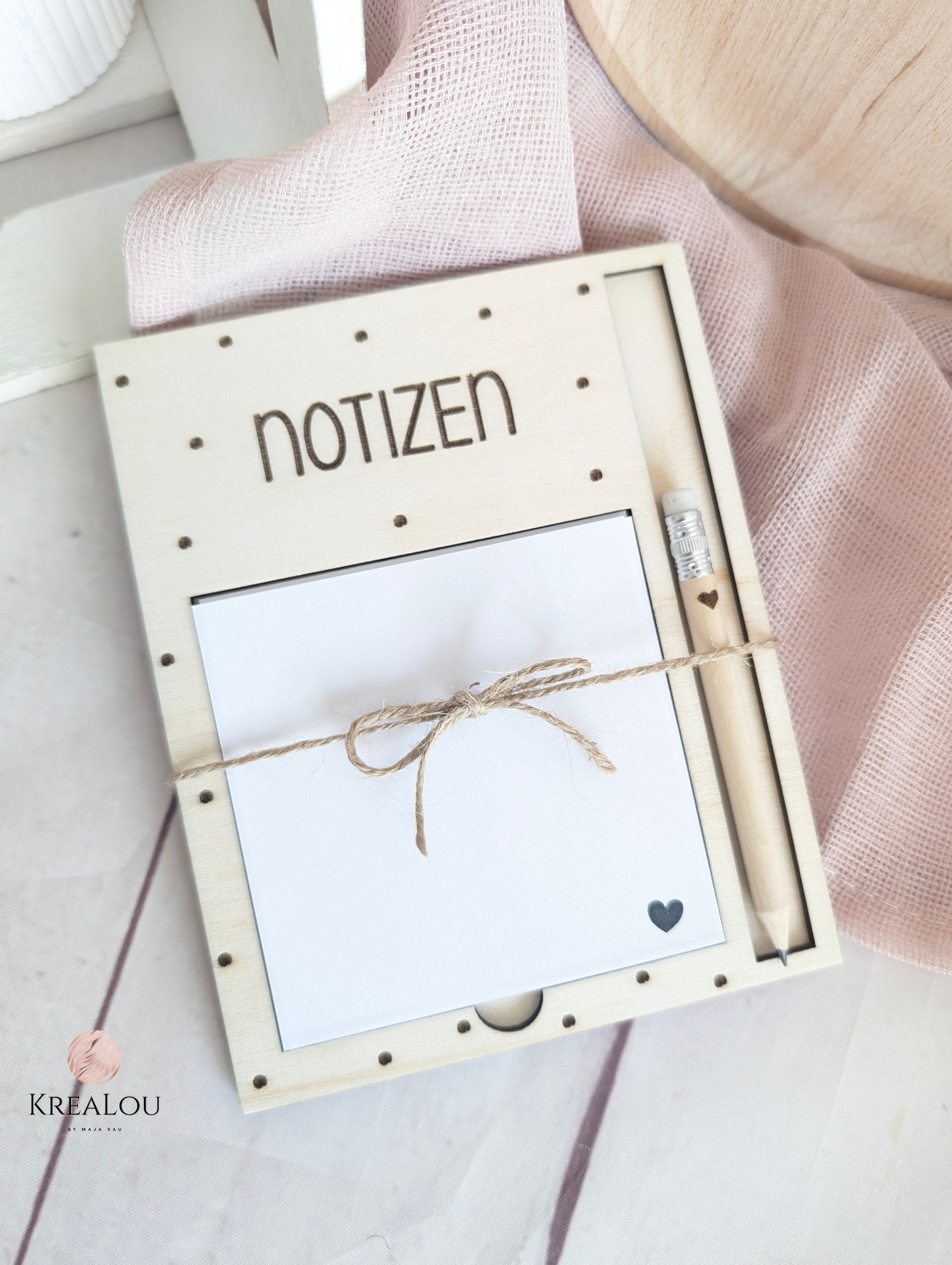 Laserdatei Notiz & Stifthalter | inkl. Gewerbelizenz