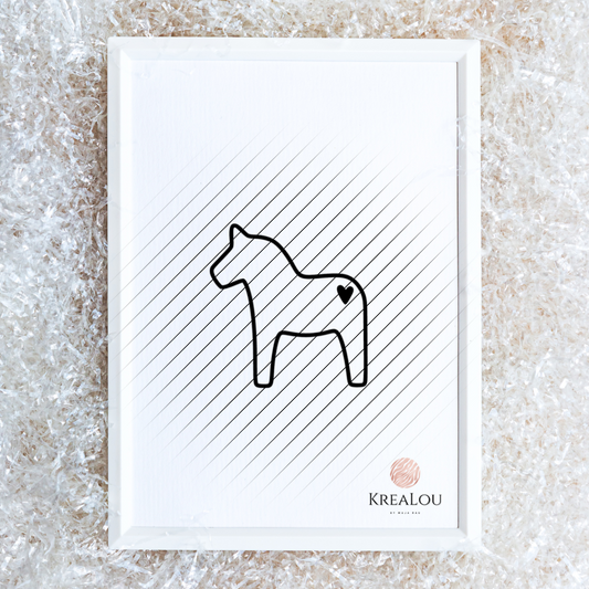 Plotterdatei Dalapferd | inkl. Gewerbelizenz