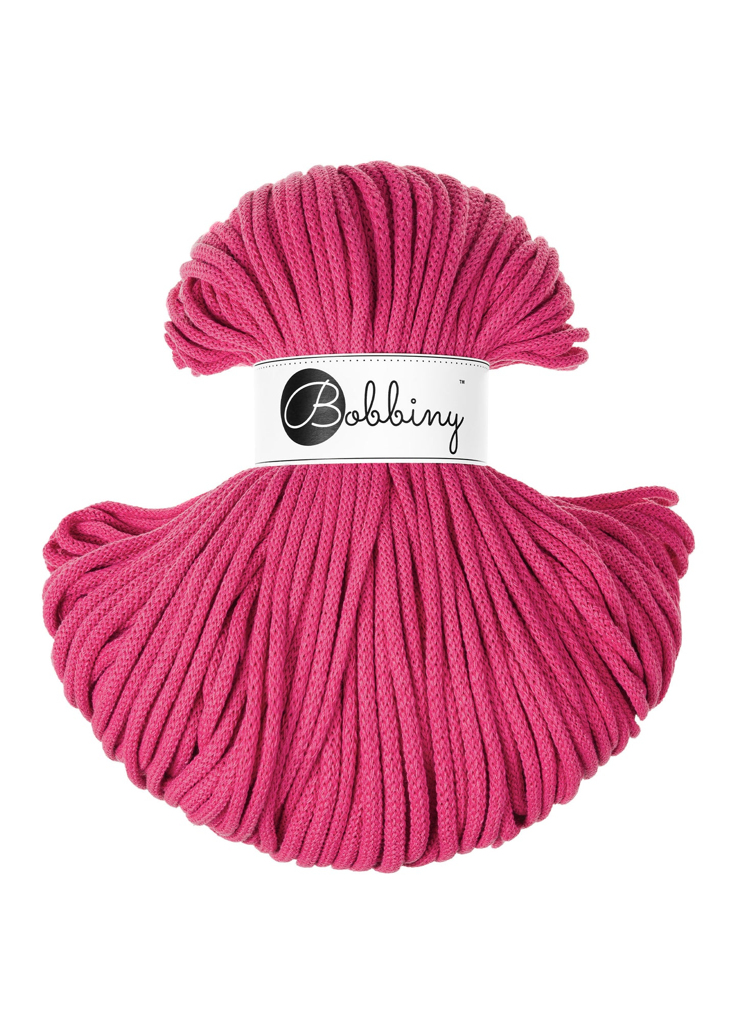 Bobbiny Premium Kordel 5mm x 100 Meter DOPAMINE PINK
