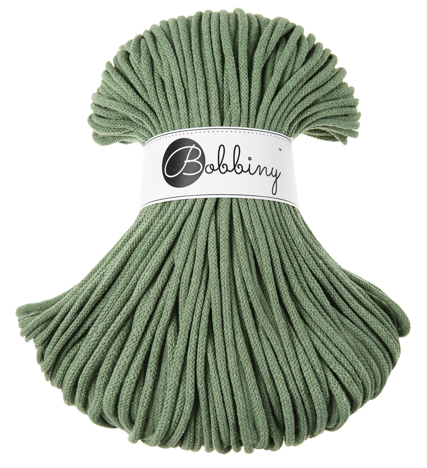 Bobbiny Premium Kordel 5mm x 100 Meter EUCALYPTUS GREEN