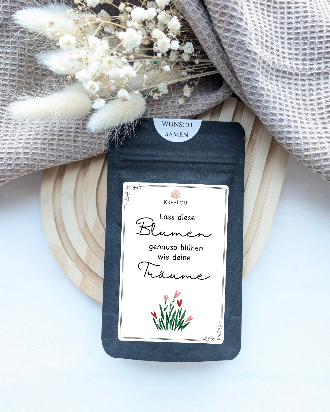 Lass diese Blumen genauso blühen