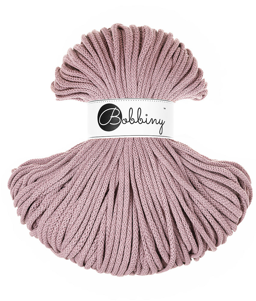 Bobbiny Premium Kordel 5mm x 100 Meter MAUVE