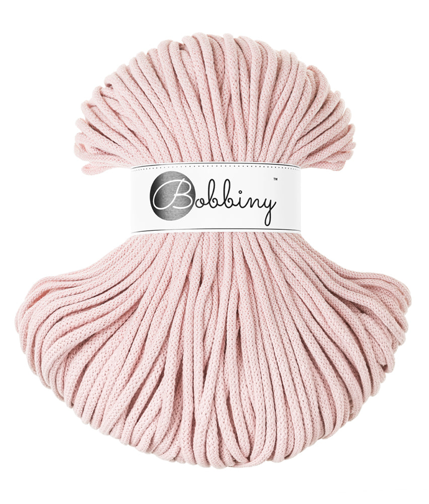 Bobbiny Premium Kordel 5mm x 100 Meter PASTELL PINK