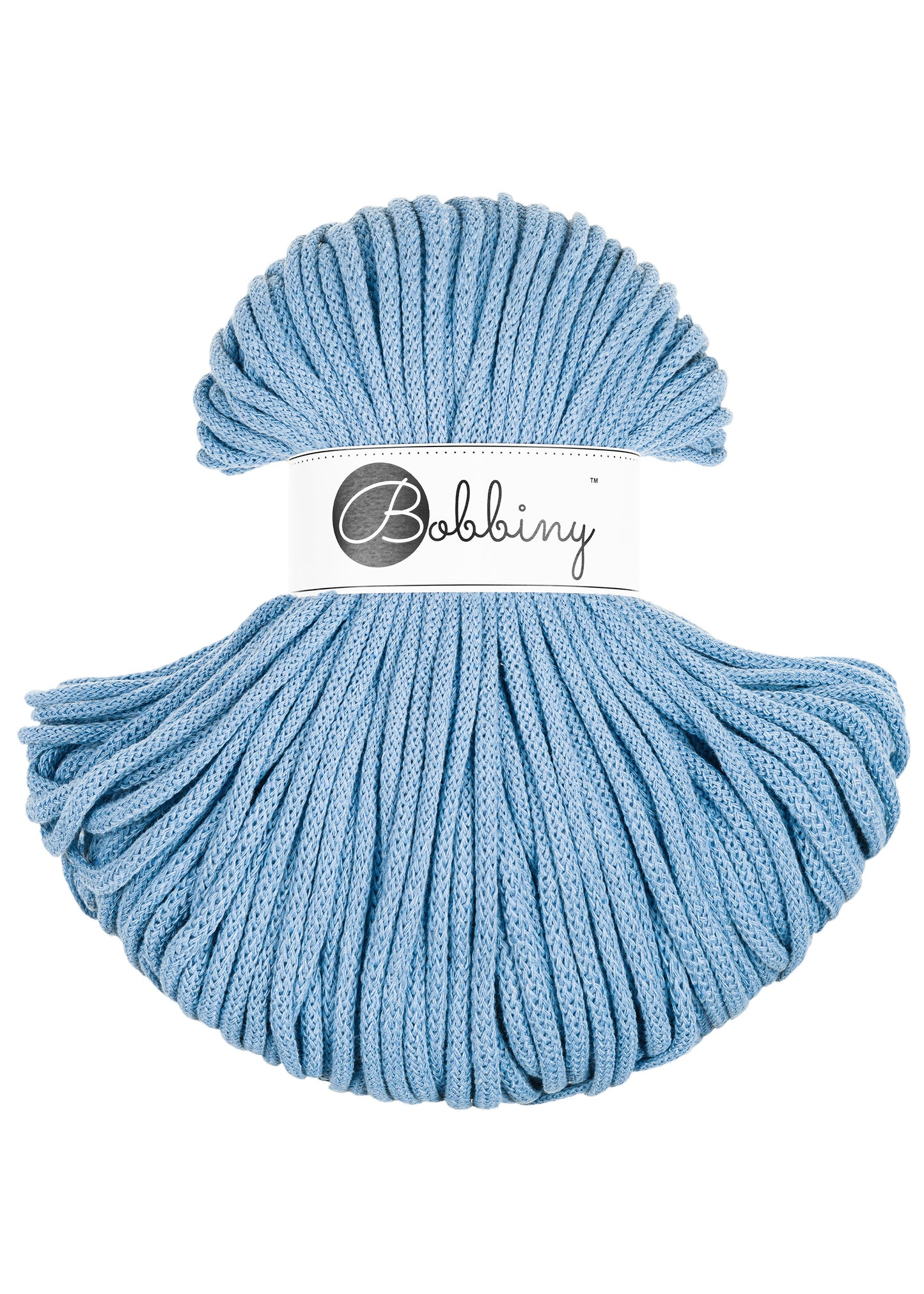 Bobbiny Premium Kordel 5mm x 100 Meter PERFECT BLUE